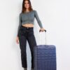 The Medium Check-In Roller in Navy