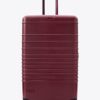 The Large Check-In Roller in Burgundy