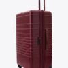 The Large Check-In Roller in Burgundy