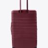 The Large Check-In Roller in Burgundy
