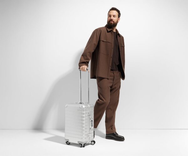 The Bigger Carry-On: Aluminum Edition in Rose Gold