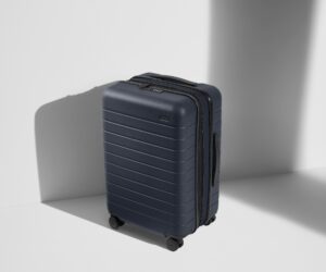 The Bigger Carry-On Flex in Navy Blue