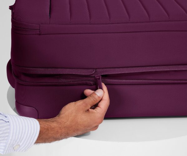 The Softside Carry-On in Plum Purple