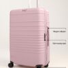The Large Check-In Roller in Atlas Pink